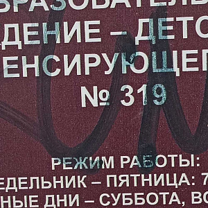 Детский сад №319 компенсирующего вида для детей с задержкой психического развития